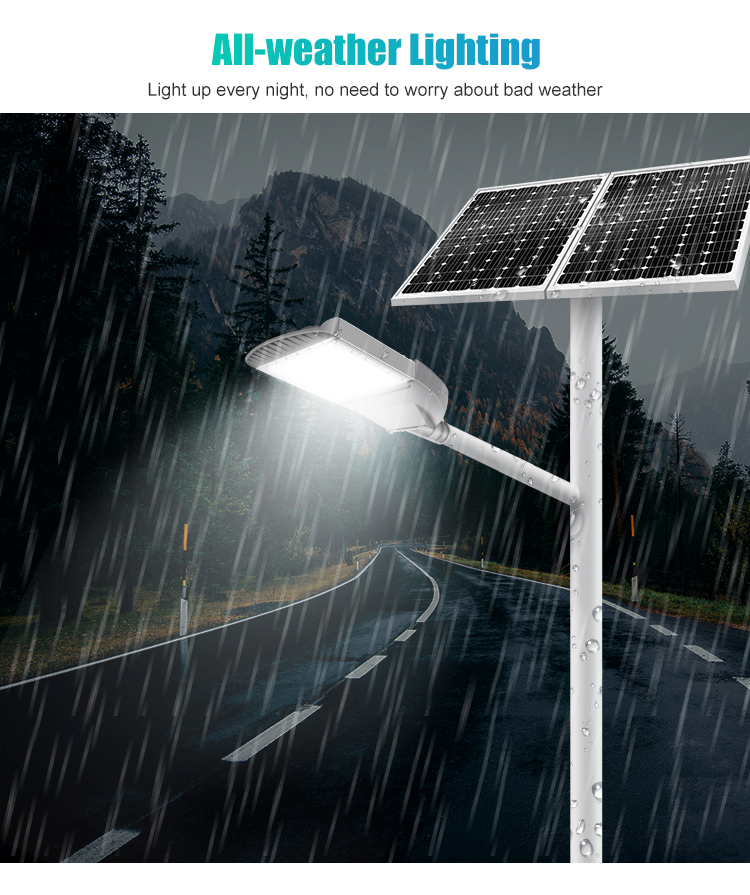 BOSUN Lighting IoT high lumen solar road light with motion sensor